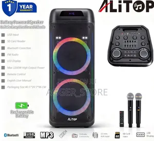 Alitop Rechargeable Speaker UBL-D12 Party Loudspeaker