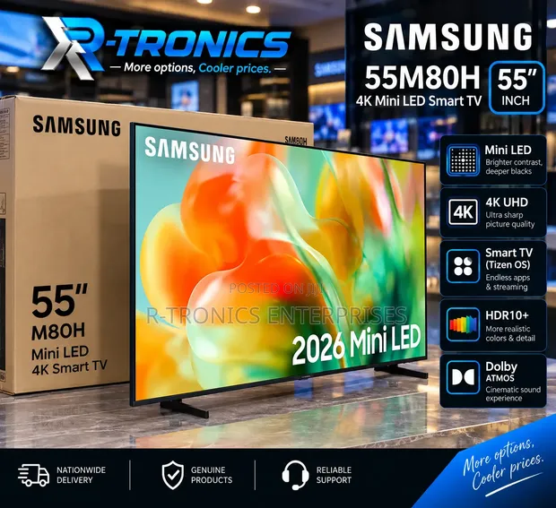 Samsung 55" M80H Mini LED Smart TV - 1