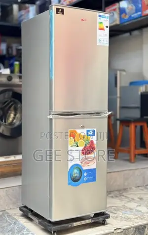 ADH Combi Refrigerator ARF 79, Silver Double-Door