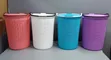 New Round Plastic Laundry Basket (4 pcs) - 1