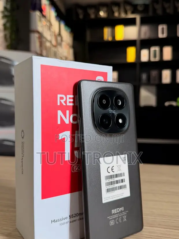 New Xiaomi Redmi 15 5G 256GB Black - 1