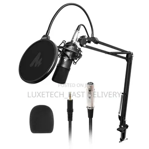 Maono AU-A03 Condenser Microphone Kit with Boom Arm