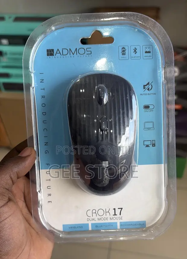 Admos Crok 17 Dual-Mode Wireless Rechargeable Mouse - 1
