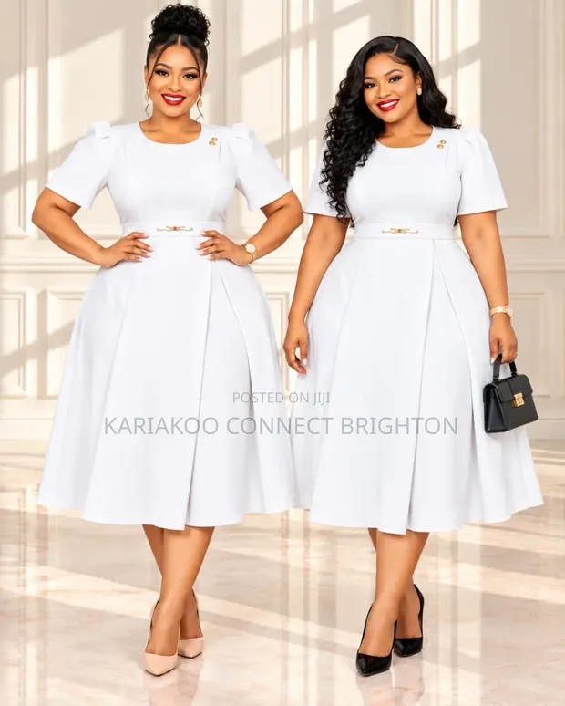 Women's Elegant White Dress by Gant - 1