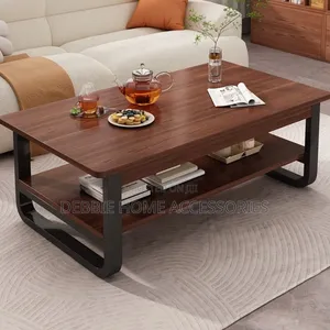 2-Tier Industrial Coffee Table (100x60x42cm)