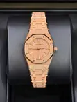 Audemars Piguet Royal Oak Mini Frosted Gold Quartz Watch - 2