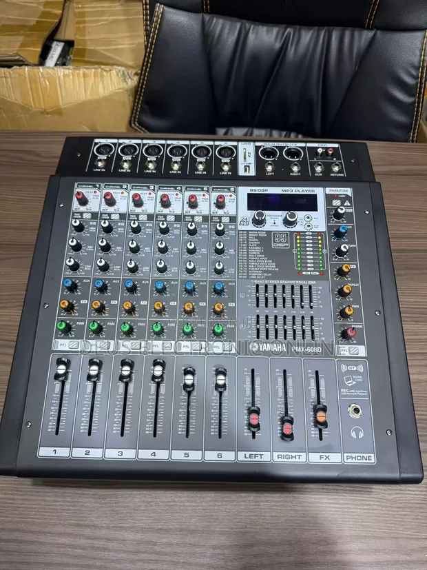 Brand New 6-Channel Powered Mixer - 1