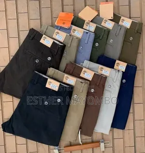 Cadet Trousers - Men's Classic Fit Cotton