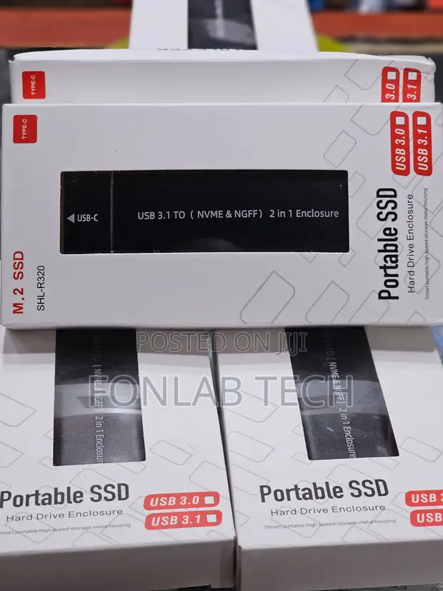 Universal 2-in-1 NVMe/NGFF SSD Enclosure - 1