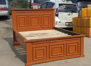 Kitanda cha Mbao Ukubwa wa 5/6 Rangi Zote Zipo