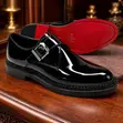Boss Edition 2026 Monk Strap Red Sole Shoes - 4
