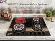 DigiWave 3 Gas + 1 Ceramic Plate Cooker - 2