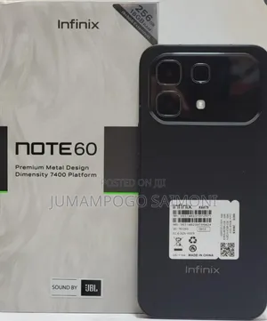New Infinix Note 60 Pro 256GB Black