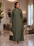 Oman Cotton Abaya - Size L-XXL - 1