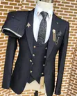 Men's Marshalino Slim-Fit 3-Piece Suit - Gray - 1