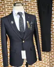 Men's Marshalino Slim-Fit 3-Piece Suit - Gray - 3
