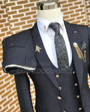 Men's Marshalino Slim-Fit 3-Piece Suit - Gray