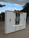 Wardrobe ya Chumbani ya Milango 8 ya Woodstock - 1
