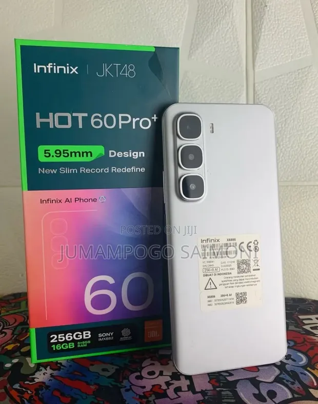 New Infinix Hot 60 Pro+ 256GB White - 1