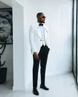 Men's White Party Suit - McHanga Nyiko - 2