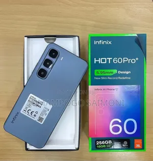 New Infinix Hot 60 Pro+ 256GB Black