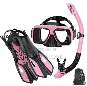 Adult Snorkeling Gear Set (Mask, Fins, Snorkel) - S-XL