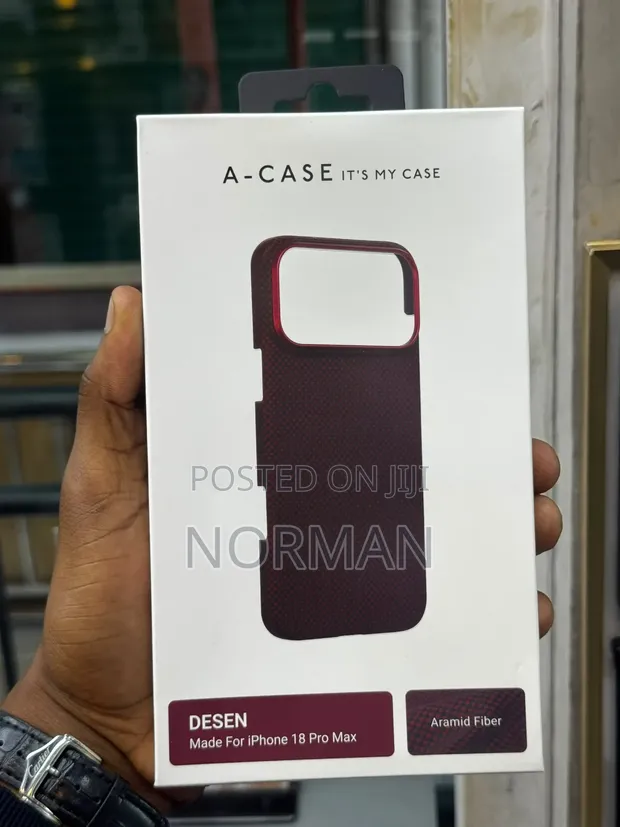 Aramid Fiber Case for iPhone 18 Pro Max / 17 Pro Max - Burgundy - 1