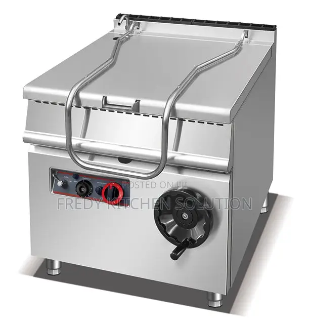 ZH-RS80 - 80L Gas Tilting Braising Pan - Commercial - 1