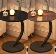 Modern C-Shaped Side Table - 2