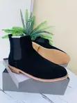 Viatu vya Chelsea vya Suede vya Wanaume vya Zara - 1