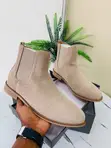 Viatu vya Chelsea vya Suede vya Wanaume vya Zara - 4