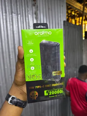 Oraimo 15W Type-C Power Bank 20000mAh