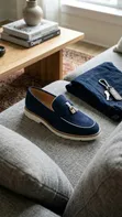 Men's Multicolour Leather Loafers - Brand New - 2