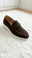 Men's Multicolour Leather Loafers - Brand New - 4
