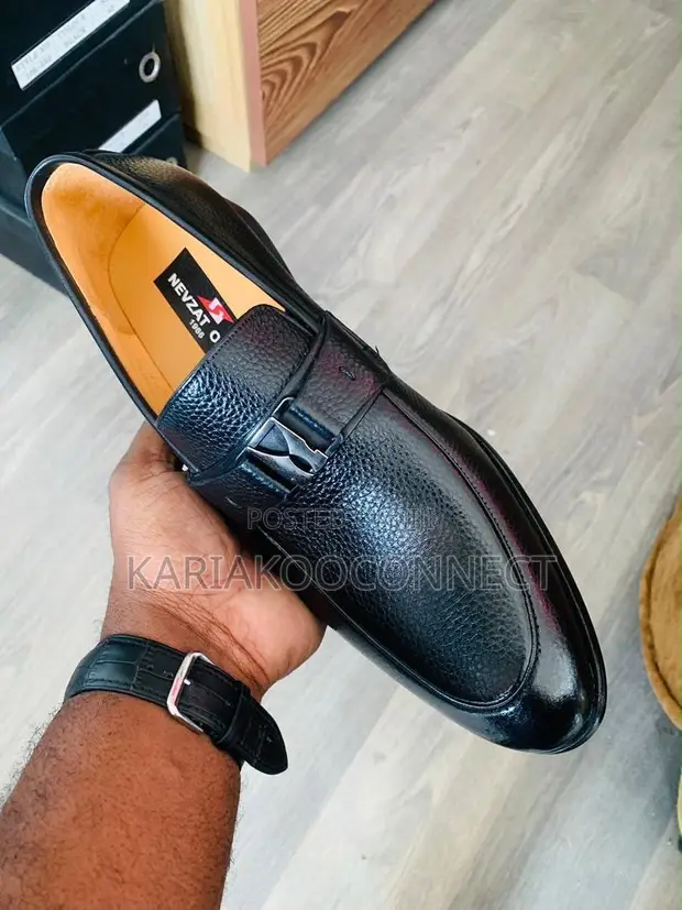 Nevzat Onay Loafers za Ngozi za Wanaume Zenye Kifungo - 1