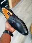 Nevzat Onay Loafers za Ngozi za Wanaume Zenye Kifungo - 1