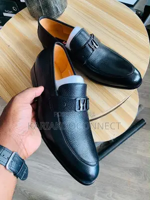 Nevzat Onay Loafers za Ngozi za Wanaume Zenye Kifungo