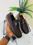 Viator vya Clarks vya Wanaume vya Ngozi na Horsebit - 1