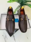 Viator vya Clarks vya Wanaume vya Ngozi na Horsebit - 3