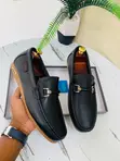 Viator vya Clarks vya Wanaume vya Ngozi na Horsebit - 4