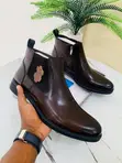 Men's Clarks Leather Chelsea Boots - 2