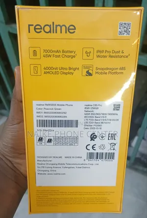Realme C85 Pro 256GB Mpya Kijani