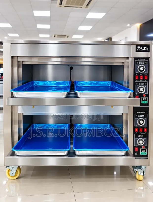 Commercial Deck Oven - 2 Decks, 4 Trays (3 Phase) - 1