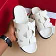 De'Rossi Men's Leather Sandals - 2 Colors - 4