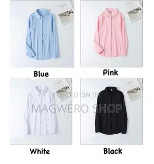 Plain Cotton Shirts - All Sizes
