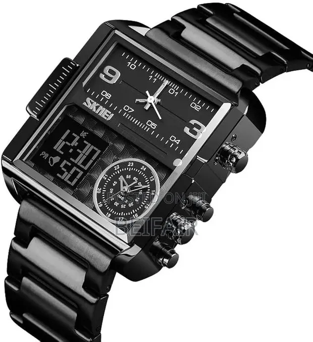 Rolex+Skimei Dual Face Men's Watch - 1