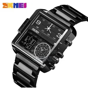 Rolex+Skimei Dual Face Men's Watch