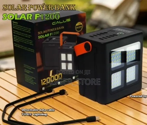 Calus Solar F1200 120000mAh Solar Power Bank - 1