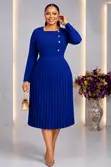 Turkey Office Pleated Dress - Rich Aunty Edition 2026 - 5