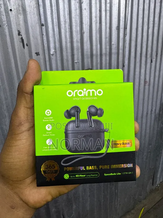 Oraimo HavyBase Vipaza Sauti vya Masikioni vya Wireless - Vipya Kabisa - 1